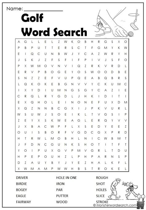 c a v a t. . Physical education 9 word search golf answers
